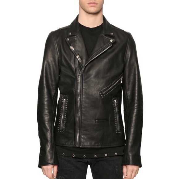 RTA LEATHER BIKER JACKET & Denim Vest - Picture 2 of 7